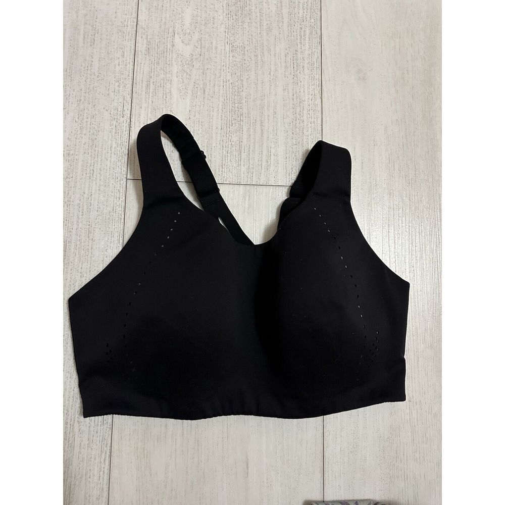 Lululemon Air Support Bra High Support Cross Back Sz 36DD Black - $98